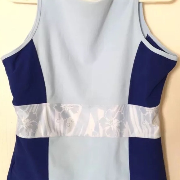 Womens Nike Sport Performance Blue Tank Top Sz L - Picture 2 of 7